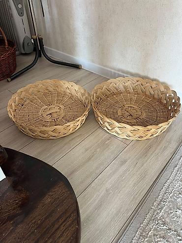 куплю корзины: Набор плетёных изделий из лозы/ротанга В комплекте: - 2 круглые — 2