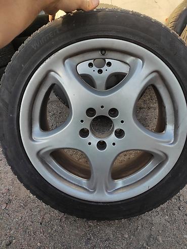 Диски: Диски R 18 Mercedes-Benz, Комплект, отверстий - 5, Б/у — 4