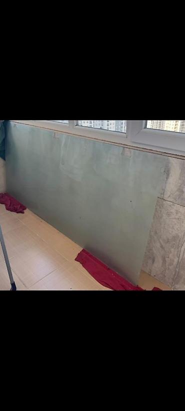 qapi: Mat şüşə qapı – hamam/duş otağı və ya ofis üçün iki terfli yan hisse — 3
