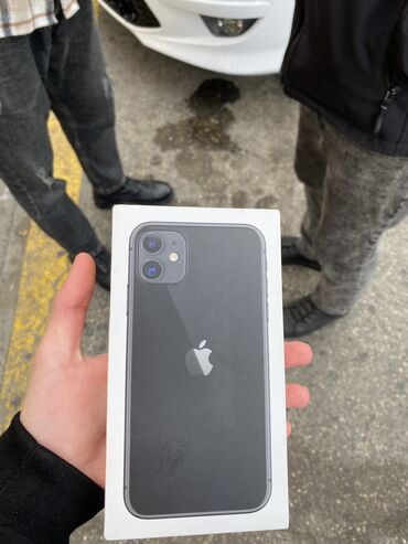 iphone x ekranı: IPhone 11, 64 ГБ, Черный, Беспроводная зарядка, Face ID