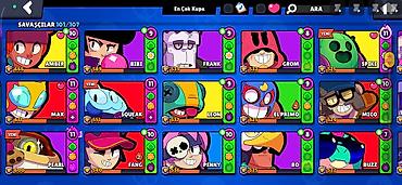 braw stars: Brawl Stars oyun hesabı - Kupa: 41,049 - Savaşçılar: 101/107 açıq - — 4