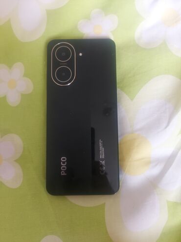 продаю тел: Poco C75, Жаңы, 128 ГБ, түсү - Кара, 2 SIM