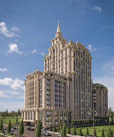 flat osh: 1 комната, 45 м², Золотой квадрат Элитка, 16 этаж, ПСО (под самоотделку) — 4