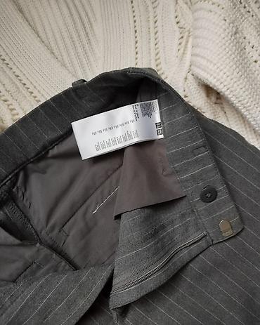 armani: UNIQLO sive pantalone na tanke pruge u velicini XS. Perfektno stanje ☆ — 3
