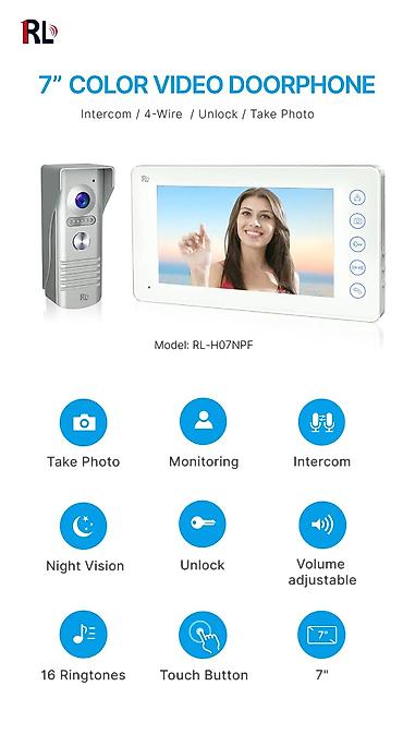 qapi zvanok: 🔹Bu məhsul video domofon (Video Doorphone) sistemidir — qapıya gələn — 3