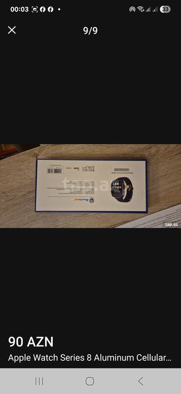 Gözəllik və sağlamlıq: Smart saat, Sensor ekran, rəng - Qara