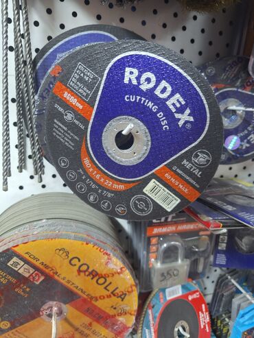 полировочные машинка: Отрезной диск Rodex предназначен для резки металла. Диск имеет диаметр