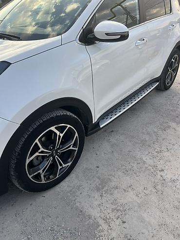 простав: Пороги боковые (подножки) для Kia Sportage QL (2016–2021) - Комплект — 6