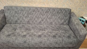 xacmaz divan: Диван, Б/у, Раскладной, С подъемным механизмом