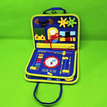 пазлы детские: Бизиборд мягкая сумочка игрушка для развития малышей👶Доставка, скидка