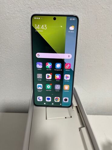 redmi note 9 işlənmiş: Xiaomi Redmi Note 13, 256 GB, rəng - Qara, 
 Zəmanət, Barmaq izi, Simsiz şarj