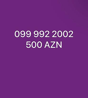 bakcell 099 nomre: Xüsusi mobil nömrə: 099 992 2002 - Yadda qalan, ardıcıl kombinasiyalı — 1