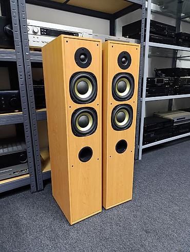 Zvučnici i stereo sistemi: DK digital LS 190 podnostojeci zvucnici u boji bukve nemaju mrezice — 2