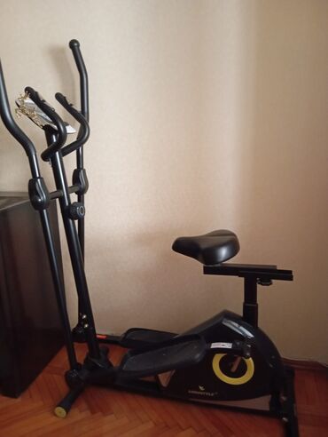 mini qaçış aparatı: Elliptik velotrenajor (stepper + velosiped kombinasiyası) - Brend