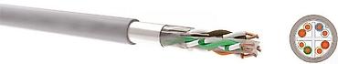 a 10 kabro: Koaksial kabel "Caspian CAT6 23AWG F/UTP LSZH 500 m"Caspian CAT6 23AWG — 1