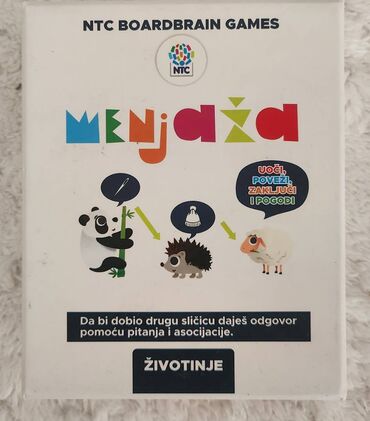 spiderman mreža igracka: NTC Menjaža-Društvena igra Menjaža ima za cilj da deca upoznaju