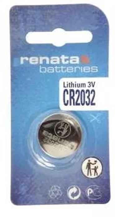 Baterije: Renata CR2032 litijumska dugmad-baterija, 3V - Tip: CR2032 (Lithium — 12