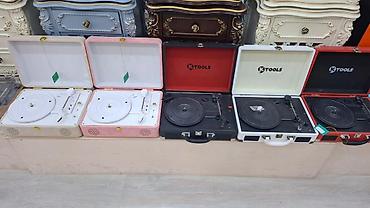gramofon: Vinil pleyer – portativ “kofert” tipli dönər stol və masaüstü — 3