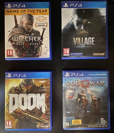 sony ps3: Договорная Doom 4 The Witcher 3 the Game of year Resident Evil 8