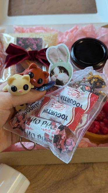 Подарки и сувениры: Подарочный набор “котомания” в коробке с окошком Состав (может — 9