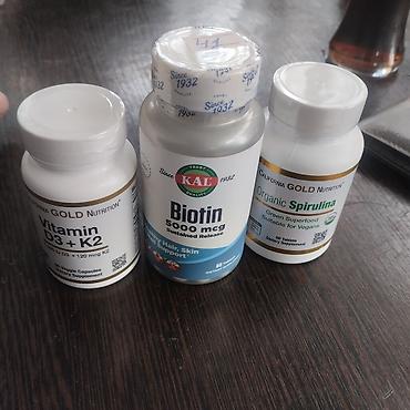 ağ dırnaqlar: California Gold Nutrition və KAL qida əlavələri seti - California — 1