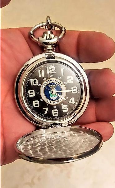 ultra watch: ABŞ Hərbi Hava Qüvvələri (United States Air Force) loqolu cib saatı - — 2