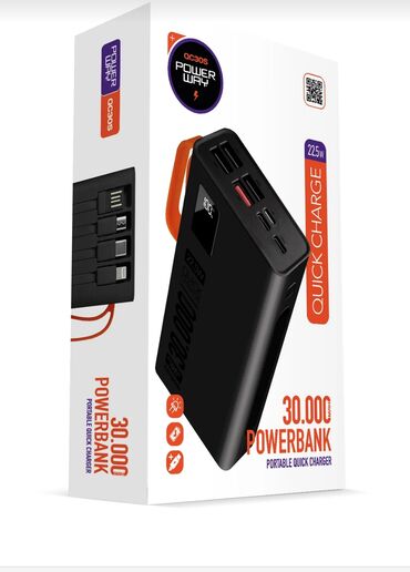 dubay telefon mağazaları: Powerbank 30000 mAh, Yeni