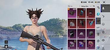 personaj geyim: PUBG Mobile hesabı üçün zəngin inventarlı oyun profili. Hesabda — 4