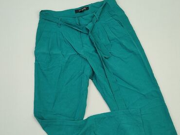 turkusowy t shirty damskie: Material trousers, Top Secret, S (EU 36), condition - Very good