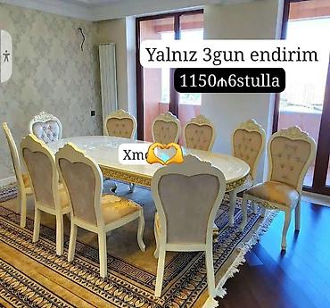 stol destleri: Masa ve oturacaq rəng seçimi var — 1