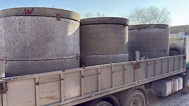 Железобетонные (ЖБИ) кольца для септика: Железобетонное (ЖБИ) кольцо для септика Размер: 150 x 90 x 7 см, Платная установка, В розницу — 4