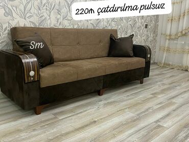 Divan və kreslo dəstləri: Divan, Yeni, Açılan, Bazalı, Parça, Şəhərdaxili pulsuz çatdırılma