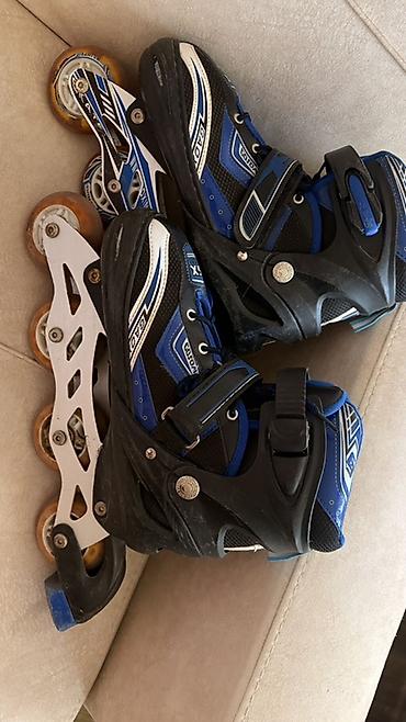 Roliklər: Rolikler (inline skates) – mavi/qara dizayn - 38–41 ölçü aralığı — 3