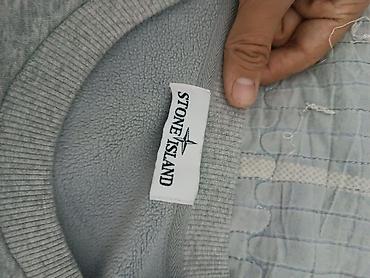 стон айленд: Толстовка Stone Island, мужская, размер 2XL( по факту XL). Состояние — 3
