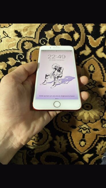 Apple iPhone: IPhone 7 Plus, Qırmızı, Qırıq — 6