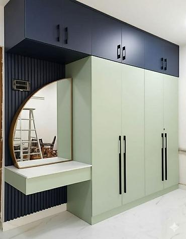 dolab: Düz dolab, Dəhliz üçün, Yataq otağı üçün, Qarderob, Açılan, Korpuslu, 6 qapı — 8