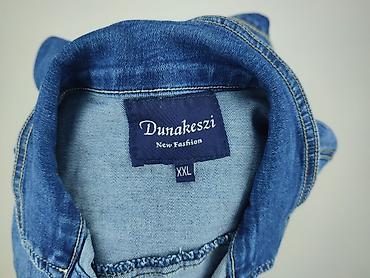 kurtka jeansowa patchwork: Kurtka jeansowa damska, rozmiar 2XL — 4