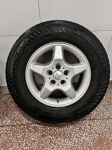 mersedes diskisi: Mercedes-Benz üçün 4 ədəd orijinal yüngül lehimli disk və şin — 2