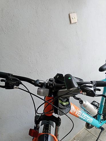İdman velosipedləri: Velostrim dağ velosipedi - Çərçivə: yüngül alaşımlı, turkuaz-narıncı — 6