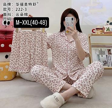 трусики китай: Пижама, Хлопок, Китай, На пуговицах, M, L, XL — 1