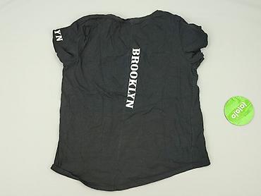 czarne dresy: T-shirt damski, rozmiar M — 3