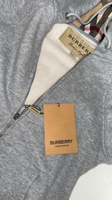 сколько стоит зип худи: Серое худи на молнии Burberry - Бренд: Burberry (бирка и фирменный