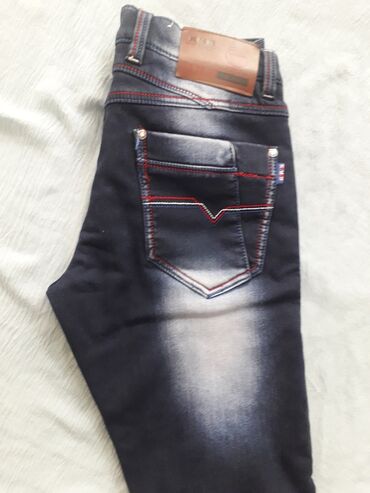 джинсовое платье в горошек: Джинсы 2XL (EU 44), цвет - Синий