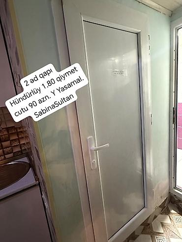 plastik cən: 2 əd qapı Hündürlüy 1.80 qiymet cutu 90 azn. Y Yasamal. SabinaSultan — 1