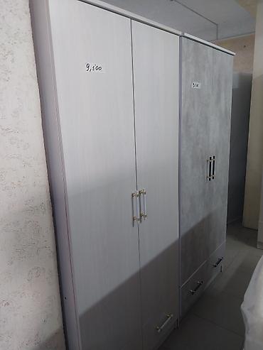 Шифоньеры, шкафы для одежды: Двухдверный шкаф для одежды из ЛДСП. - Цвет: белый/светлый (матовый) — 6