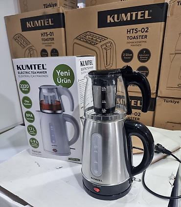 tefal чайник: Elektrikli çaydan çaynik dəsti Kumtel Türkiyə istehsalı Güc 1860-2220 — 4
