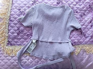 sortlar: Qadınlar üçün qısaqoll köynək/bluz - Rəng: açıq bənövşəyi (lilac) - — 2