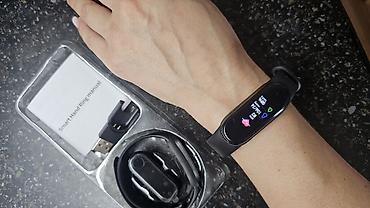 Акылдуу сааттар: Новые в упаковке Смарт часы Фитнес браслет Smart Band М6 Отлично — 1