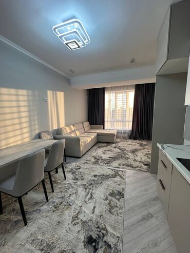 дома в оше: 2 комнаты, 55 м², Элитка, 12 этаж, Дизайнерский ремонт
