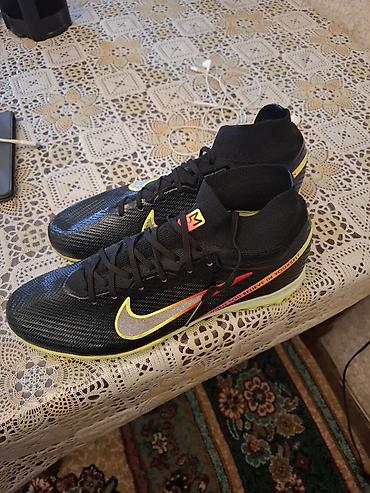 nike 44: Futbol üçün süni örtük (TF) ayaqqabısı - Rəng: qara üst hissə, neon — 3